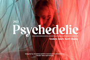 Psychedelic Retro Serif Font, a Serif Font by UICreative (Thumbnail 1 of 10)