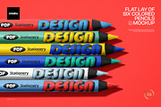 Flat Lay of Colored Pencils Mockup, a Pens & Pencil Mockup by creatsy5 (Thumbnail 1 of 5)