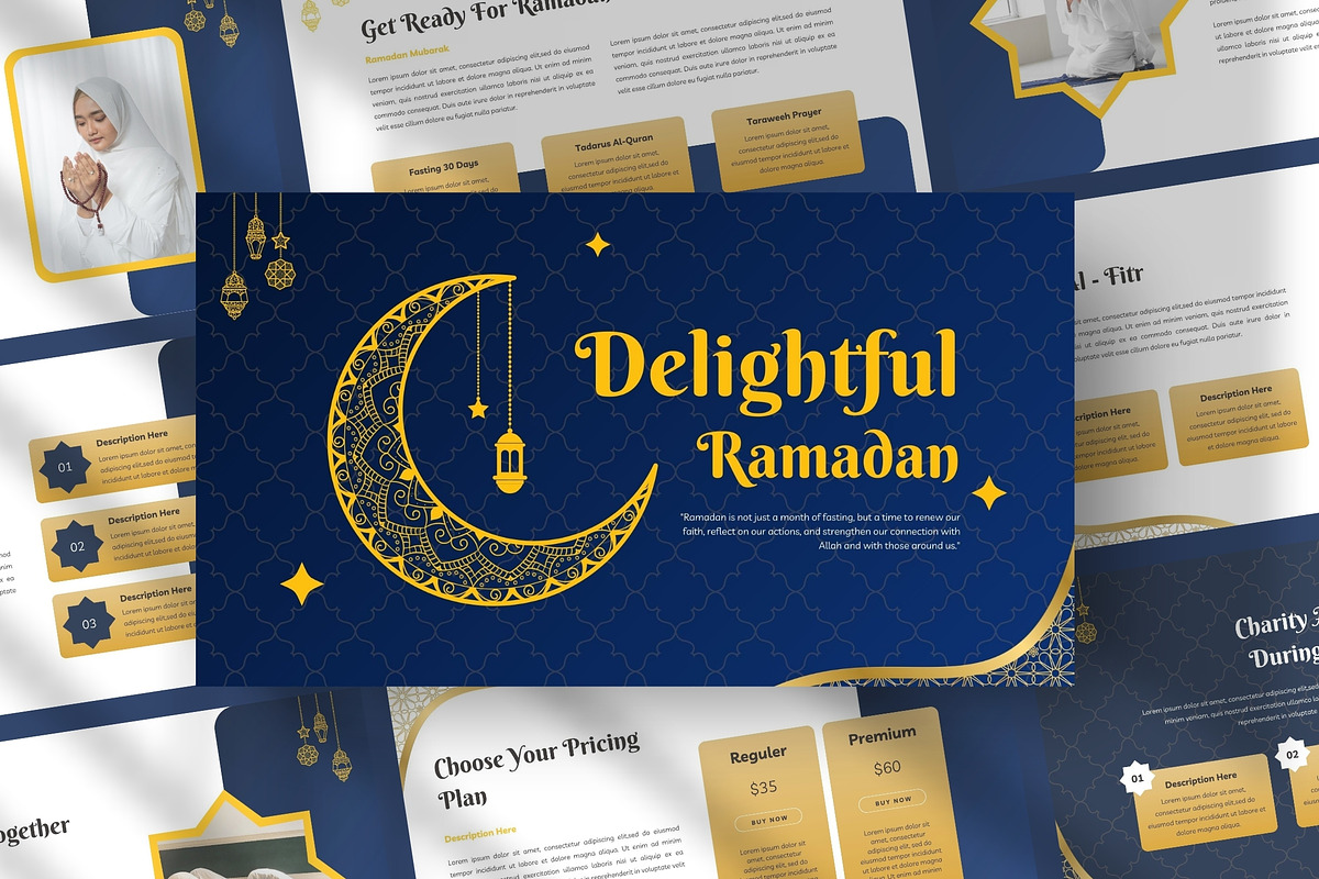 Delightful Ramadan, a Presentation Template by FIBRINOSÄ (Photo 1 of 2)