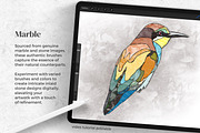Stone & Marble Brushes for Procreate, a Brush Add-On by AJ Brushes (Thumbnail 3 of 10)