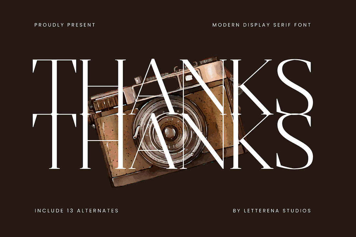 Magnetic Azuhster Minimalist Serif, a Serif Font by Letterena Studios (Photo 15 of 15)