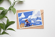 People looking at sky in nature set, a Person Illustration by Good Studio (Thumbnail 11 of 13)