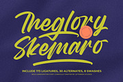 Theglory Skemaro Bold Handwritten, a Script Font by Letterena Studios Script (Thumbnail 1 of 20)