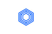 Hexagonal Network Circuit Tech Logo, a Branding & Logo Template by Vectorium Studio (Thumbnail 1 of 9)