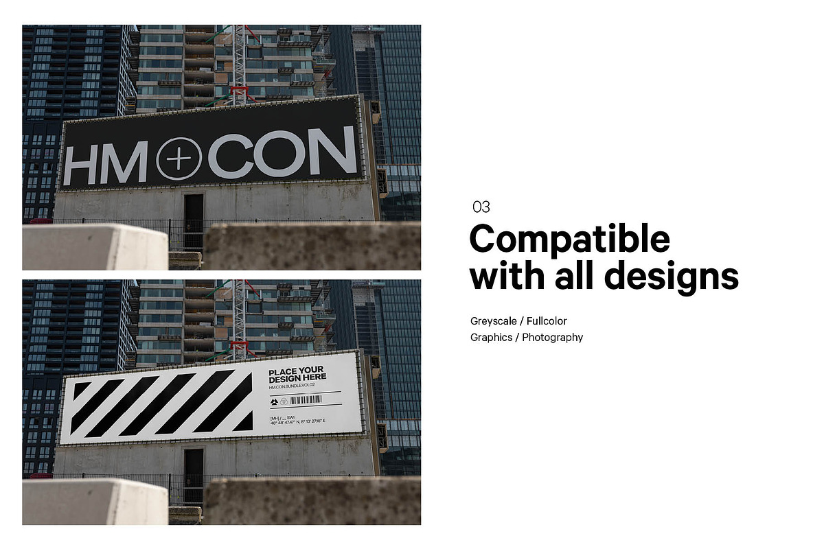 Construction Billboard Mockup, an Advertising Mockup by HAZARD MOCKUPS (Photo 4 of 7)