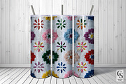 Colorful Chikankari Embroidery, a Pattern Graphic by Creative Store (Thumbnail 5 of 5)