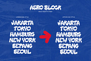 Aero Block - Bold Graffiti Font, a Handwritten Font by Youthlabs Studio (Thumbnail 13 of 15)