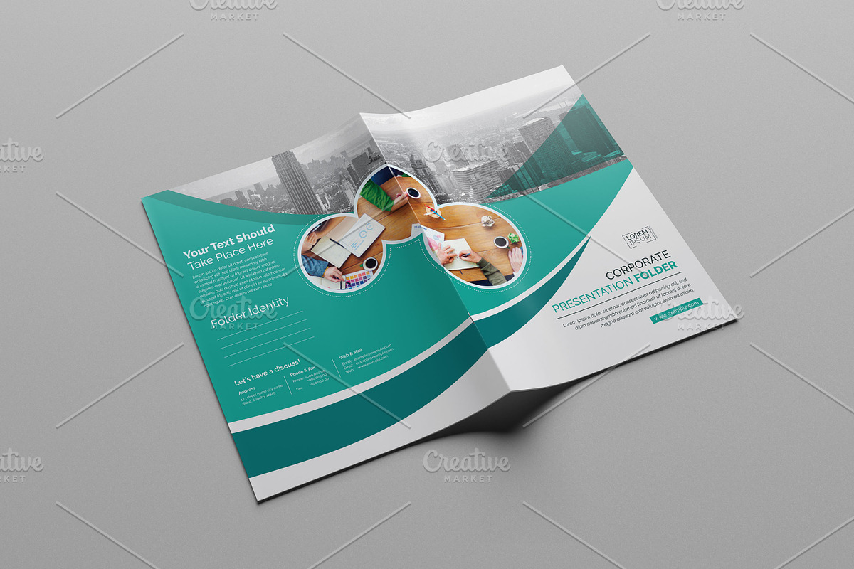 Corporate Presentation Folder, a Stationery Template by Cristal Pioneer (Photo 5 of 5)