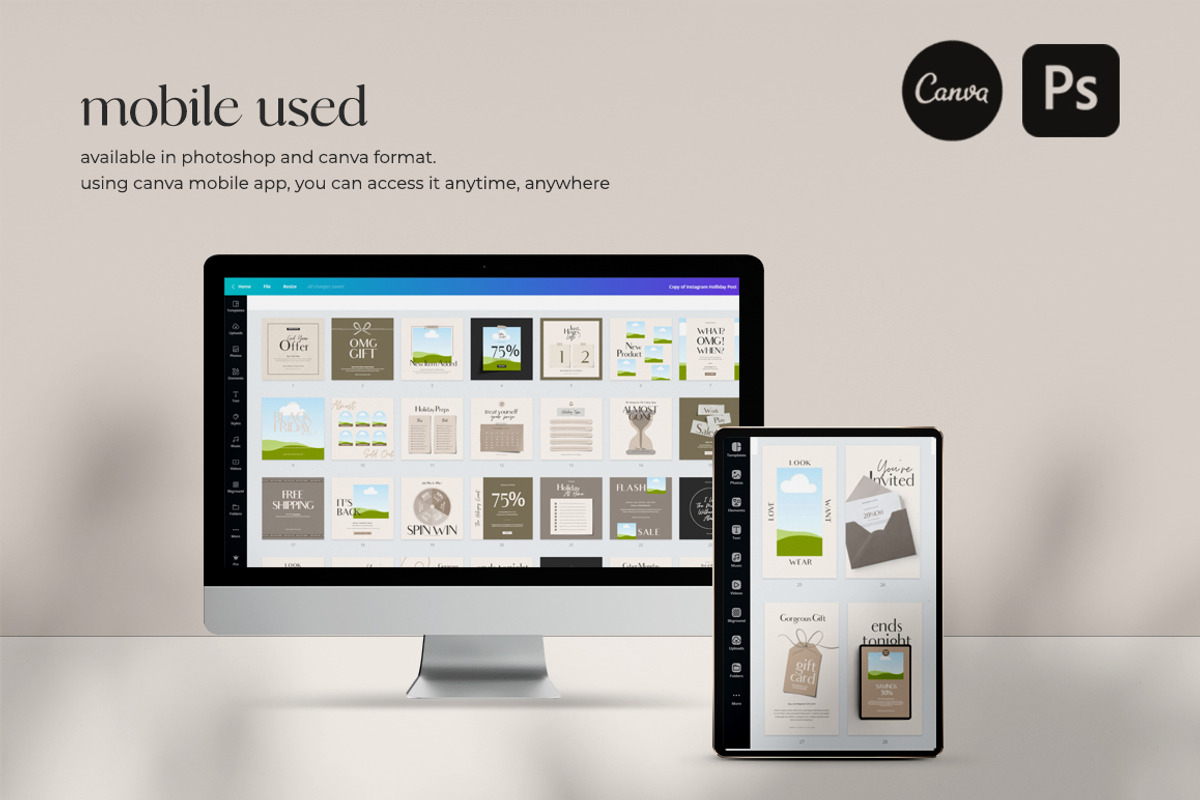 Instagram Shop Engagement | CANVA PS, a Social Media Template by Eviory (Photo 17 of 19)