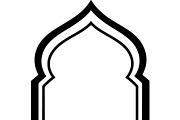 Arabic Mosque Arch Bundle, an Object Graphic by Designer_Momina (Thumbnail 16 of 19)
