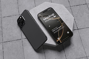 iPhone 16 Pro Mockup Bundle Set, an iPhone Mockup by Rielismee (Thumbnail 5 of 5)