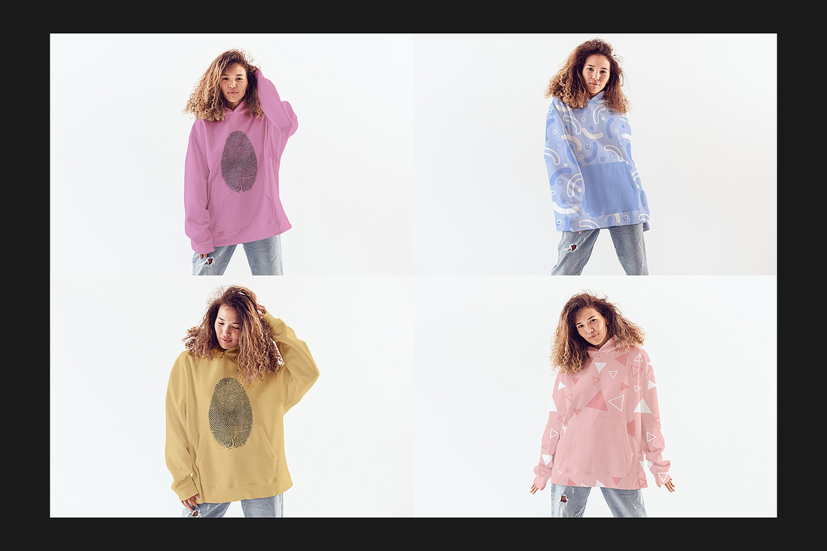 Hoodie Mock-Up Set, a Hoody Mockup by Freeman Studio (Photo 9 of 16)