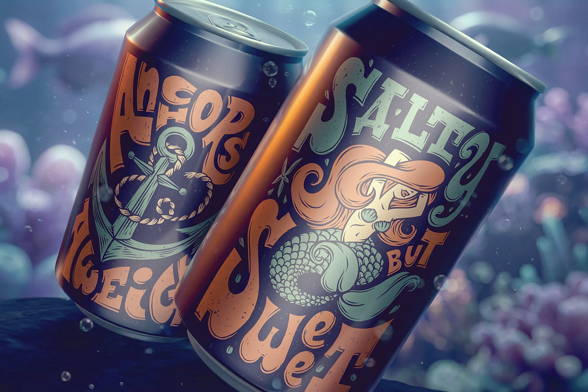 Lettering Illustrations, a Seasonal Illustration by Gleb Guralnyk (Photo 3 of 7)