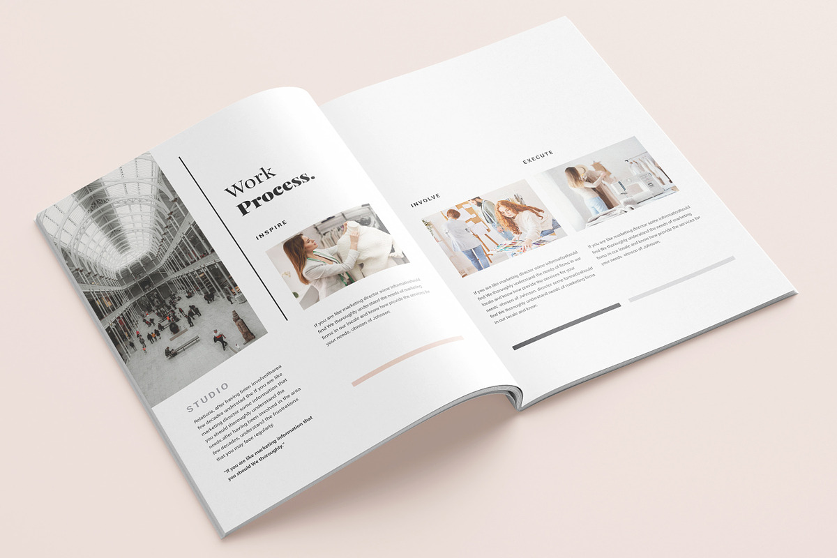 Magazine Lookbook Template, Canva, a Brochure Template by DesVert (Photo 6 of 10)