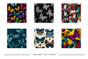 Butterfly Retro Art Style Patterns, a Pattern Graphic by karenfoleyphoto (Thumbnail 12 of 16)