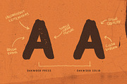 OAKWOOD PRESS Font, a Font by Cameron Humphries (Thumbnail 4 of 6)