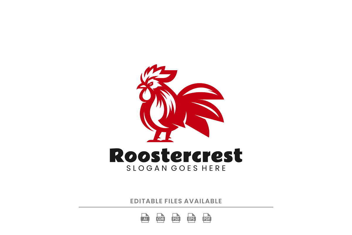 Mascot Rooster Logo Design, a Branding & Logo Template by Artnivora.Std