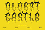 CS Hastings Halfpixel, a Blackletter Font by Craft Supply Co. (Thumbnail 2 of 8)