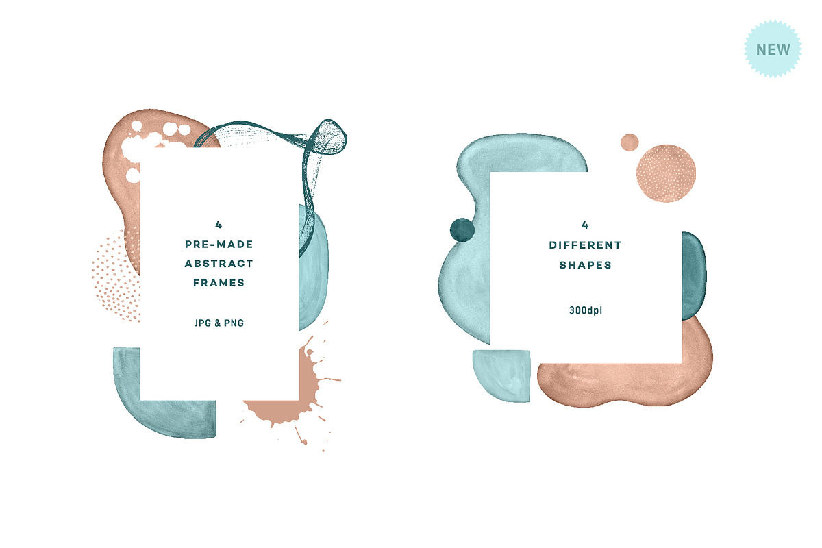Abstract Shapes - Watercolor, an Object Graphic by Paulina Sara Design (Photo 18 of 18)
