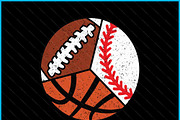 Football Baseball Basketball Player, a Graphic by Creativeusart (Thumbnail 2 of 4)