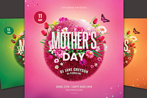 Mother's Day Flyer, a Flyer Template by styleWish