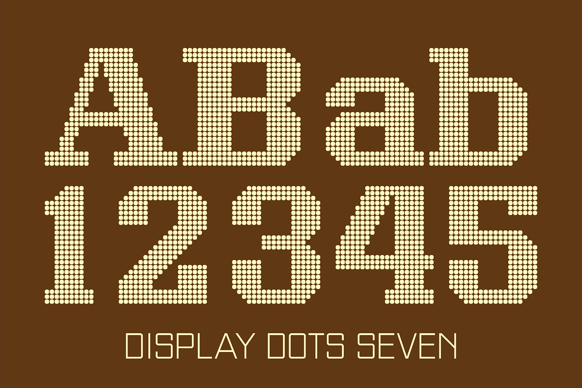 Display Dots & Squares Fonts, a Font by GG Design (Photo 11 of 13)