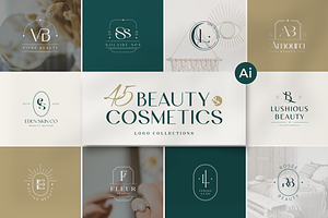 45 Beauty and Cosmetics Logo