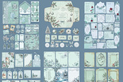 Cozy Winter Christmas Ephemera Kit, an Object Graphic by Traveling Designer (Thumbnail 5 of 6)