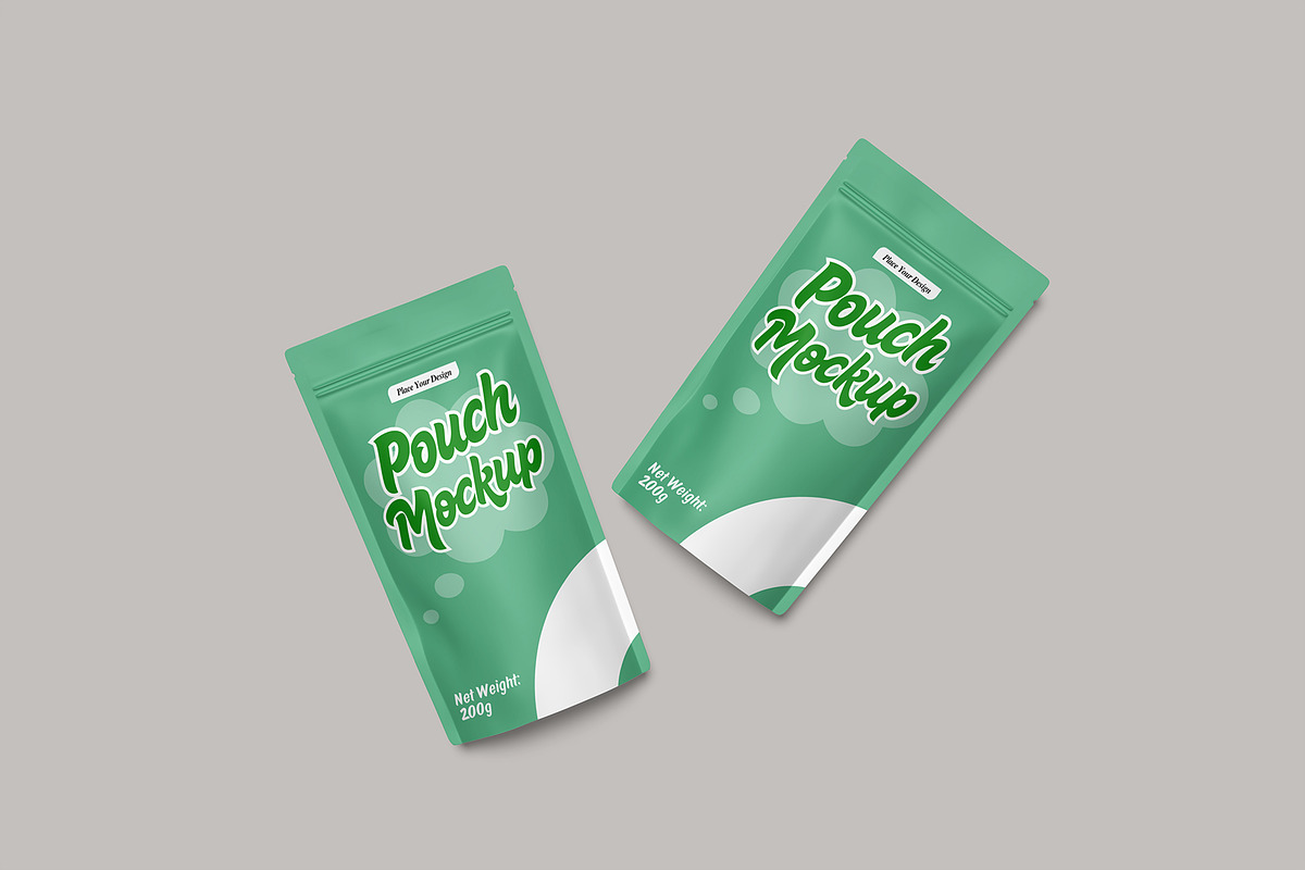 High Quality Pouch Packaging Mockup, a Packaging Mockup by lamorastudio (Photo 6 of 11)