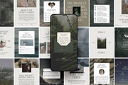 Spiritual Coach Instagram Templates, a Social Media Template by Studio Loire (Thumbnail 1 of 9)