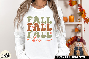 Retro Fall SVG Bundle