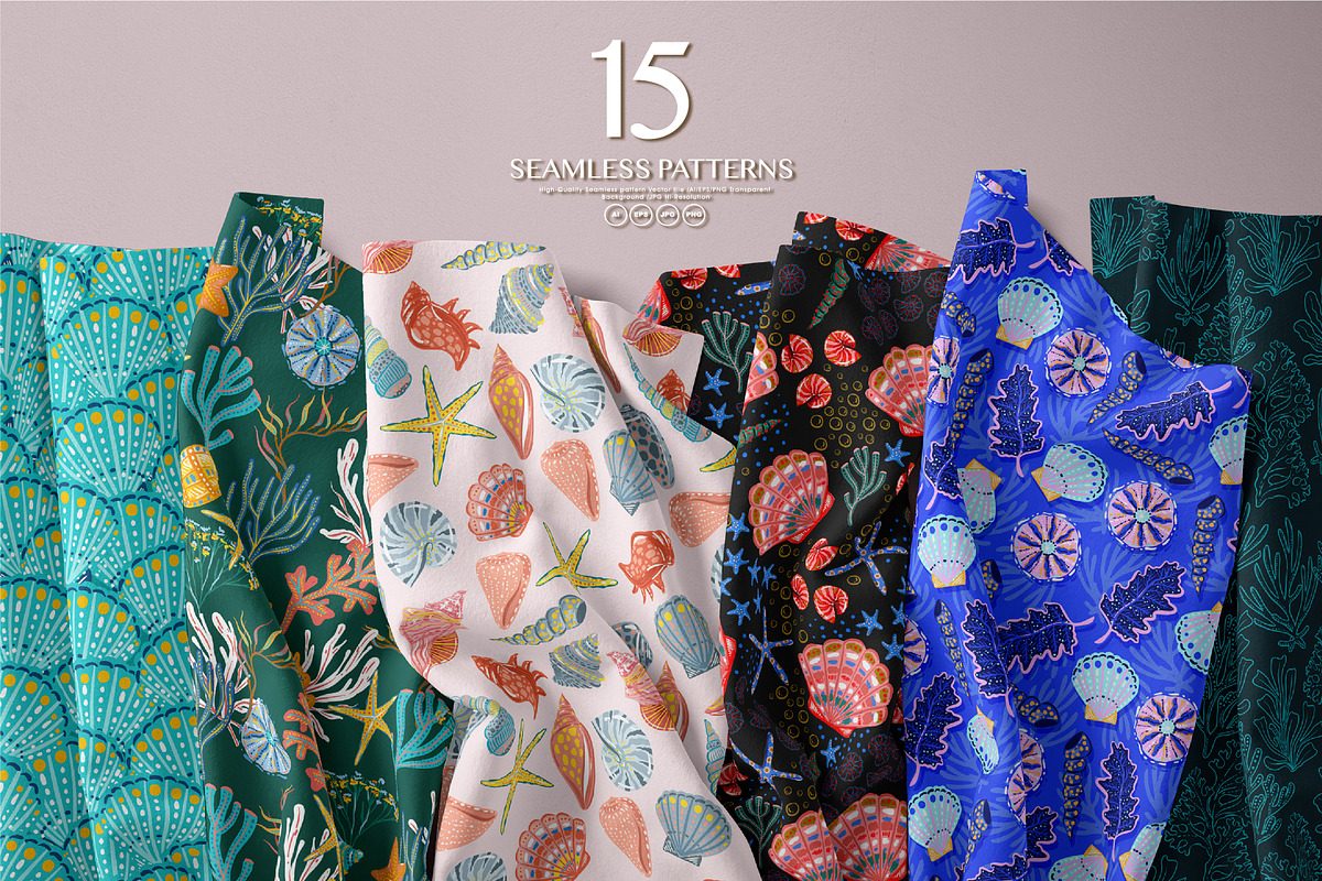SEA-LIFE, a Pattern Graphic by MSNTY STUDIOX (Photo 4 of 24)