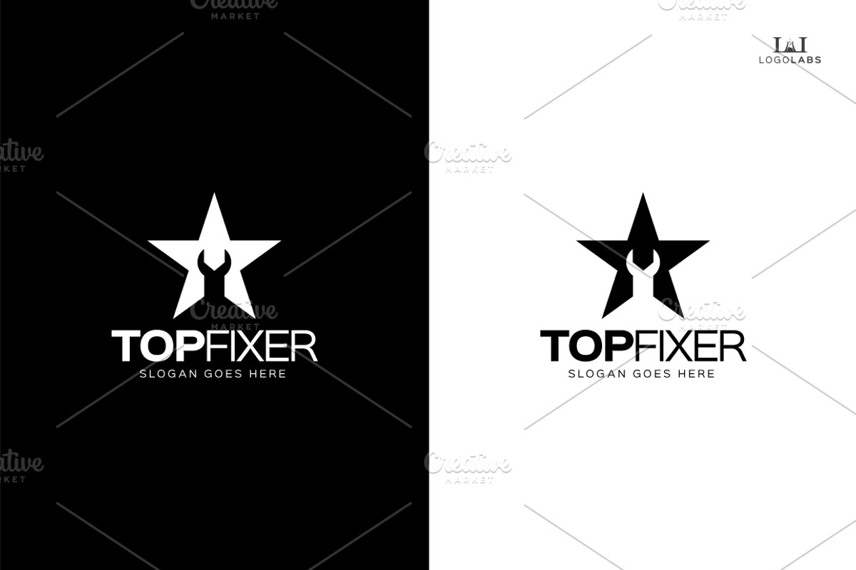 Top Fixer Logo, a Branding & Logo Template by LogoLabs