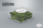 Clear Fresh Food Container Mockup, a Cups & Container Mockup by INCDesign (Thumbnail 6 of 7)