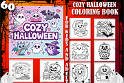 Cozy Halloween Coloring Book for Kid, a Seasonal Illustration by Design Home (Thumbnail 1 of 5)