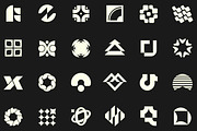 Geometric Logo Pack, a Solid Icon by Tekuni (Thumbnail 5 of 14)