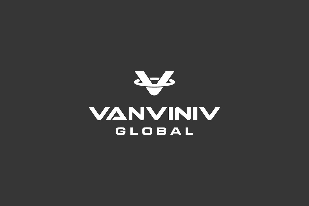 V Global logo, a Branding & Logo Template by ZHR Creative
