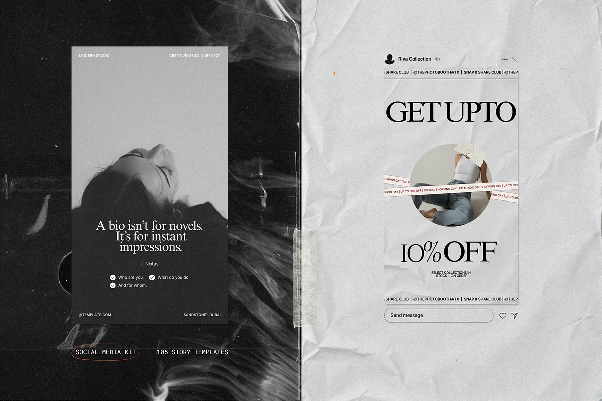 RIVA | Social Media Kit Bundle, a Social Media Template by Prapti Design (Photo 4 of 10)