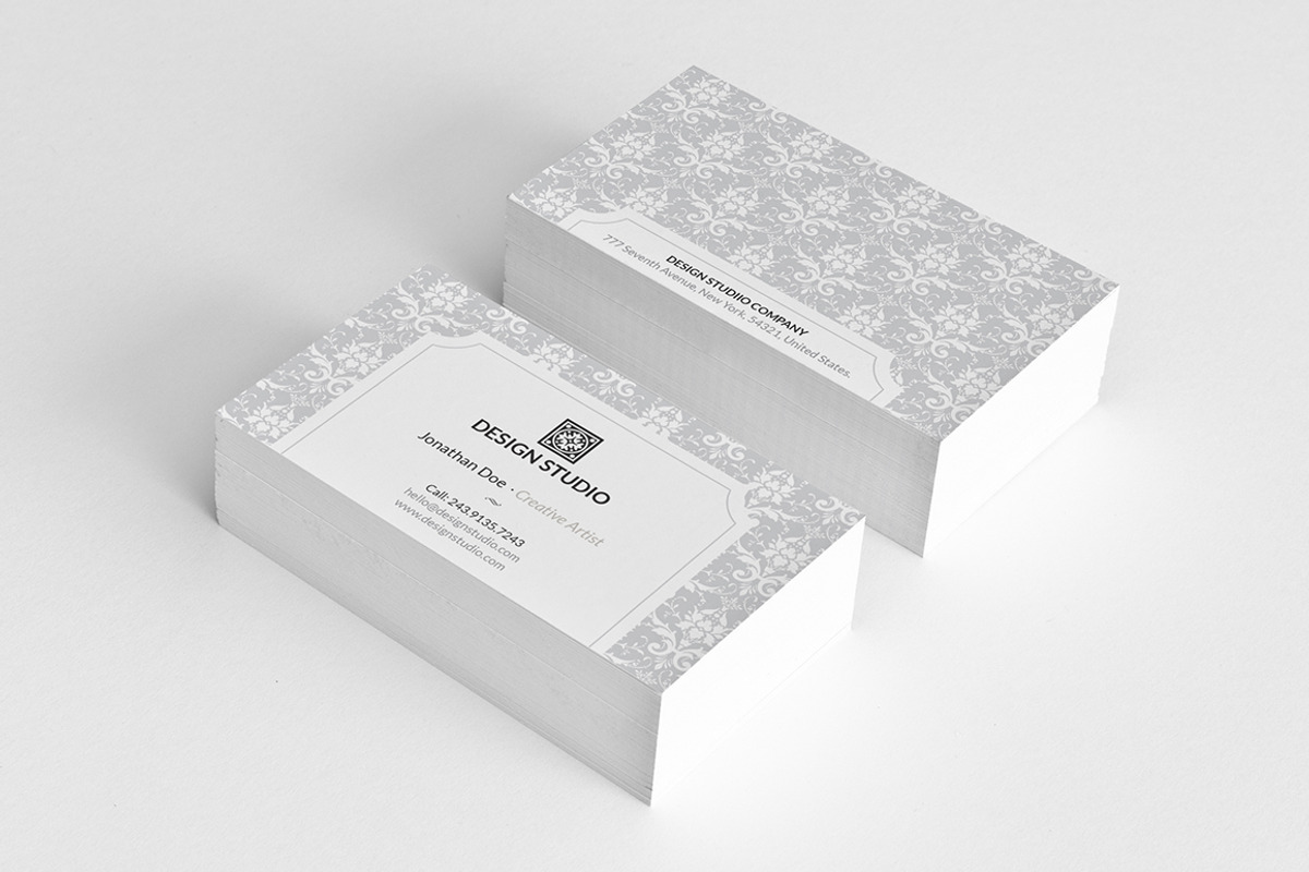 100 Modern Business Card Bundle, a Business Card Template by GraphicsEgg (Photo 95 of 102)