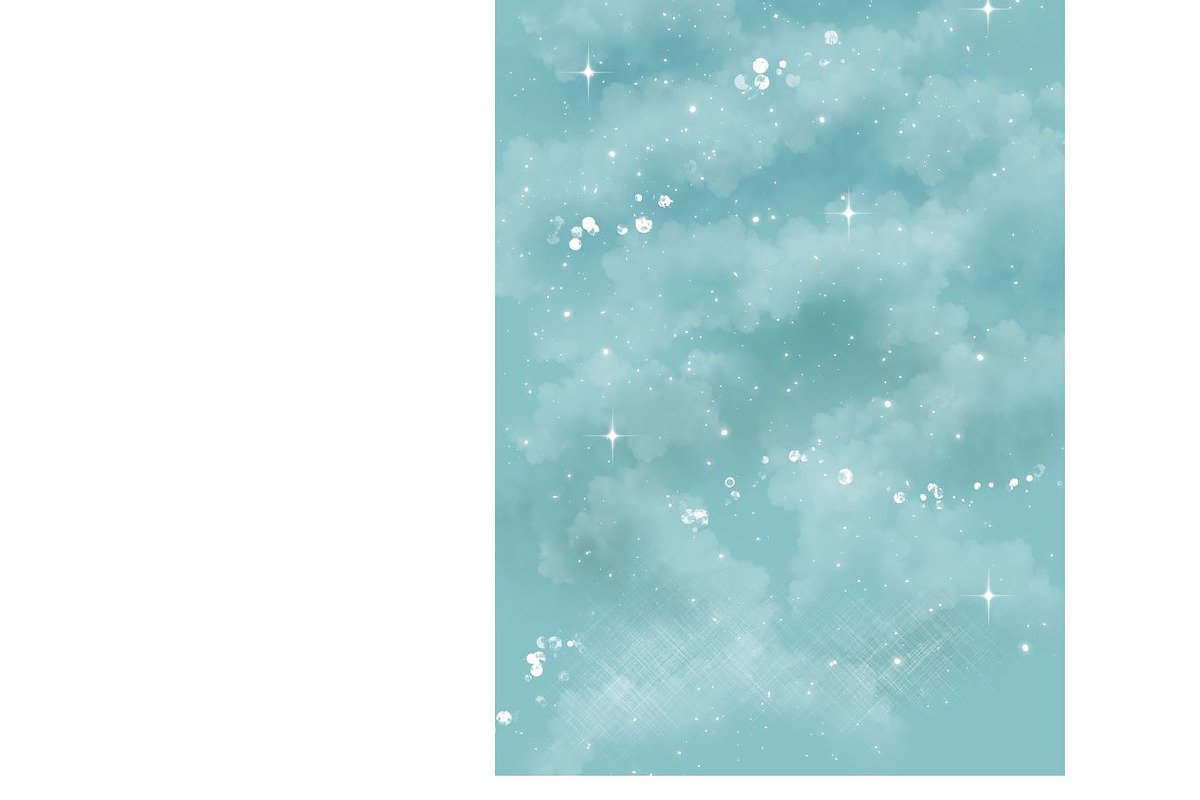 Pastel Galaxy Stars Digital Papers, a Wallpaper Graphic by tranyenhanu (Photo 3 of 3)