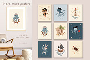 Pirate animals collection, a Seasonal Illustration by JulzaArt (Thumbnail 4 of 10)