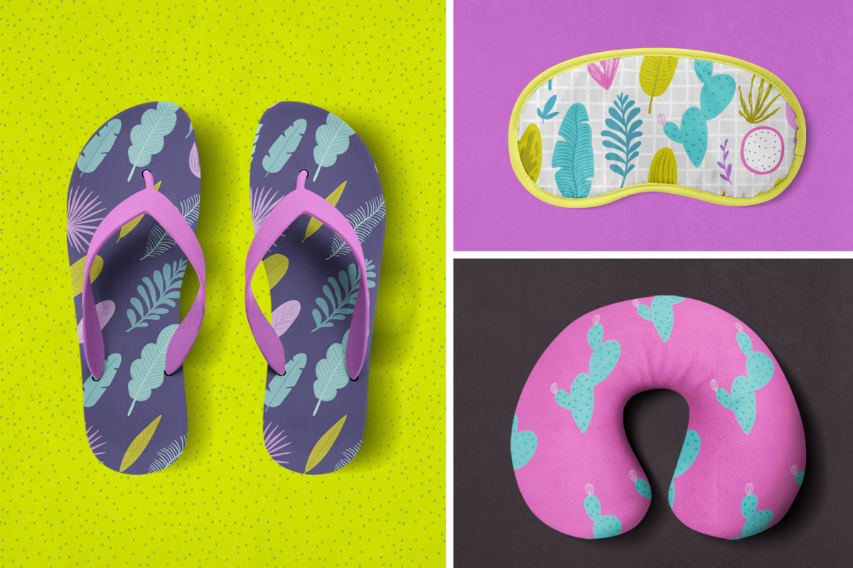 Tropical Paradise Set, an Illustration by Bosotochka♥Art (Photo 8 of 9)