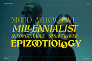 Dx Gaster + Italic, a Serif Font by Dirtyline Studio (Thumbnail 3 of 11)