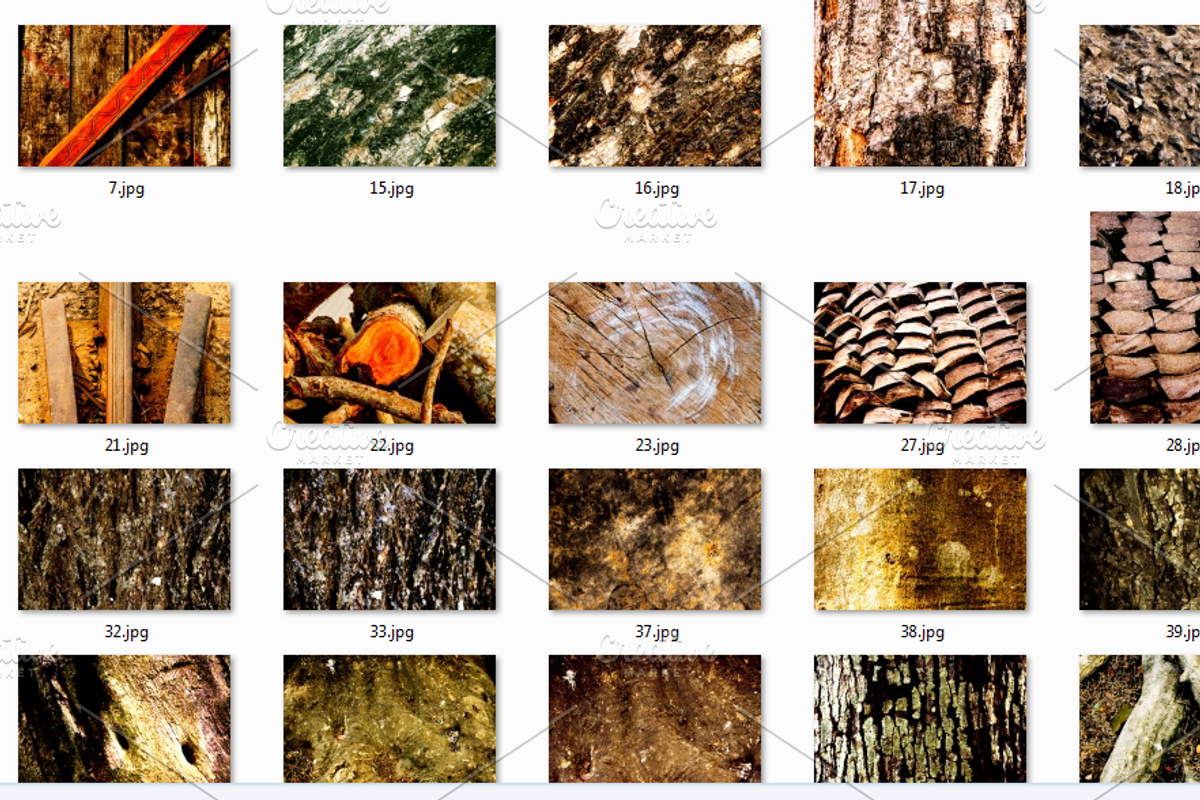 50 Wood & Tree Textures Bundle Pack preview 4