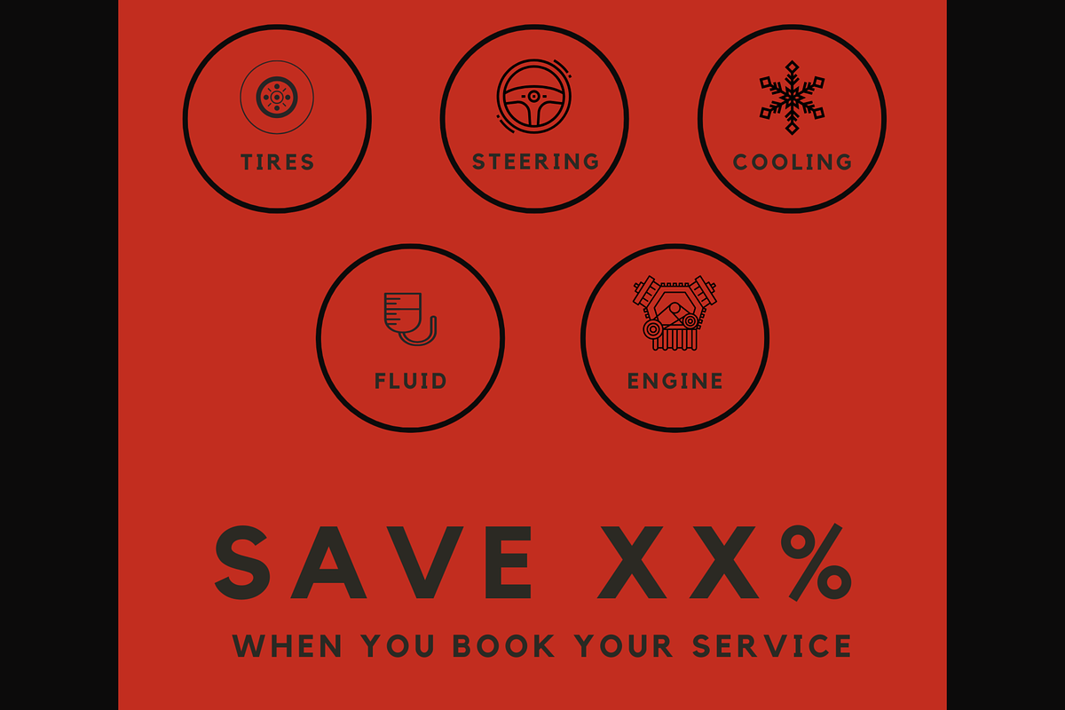 CAR MECHANIC INSTAGRAM POSTS RED, a Social Media Template by Daring Digies (Photo 5 of 8)