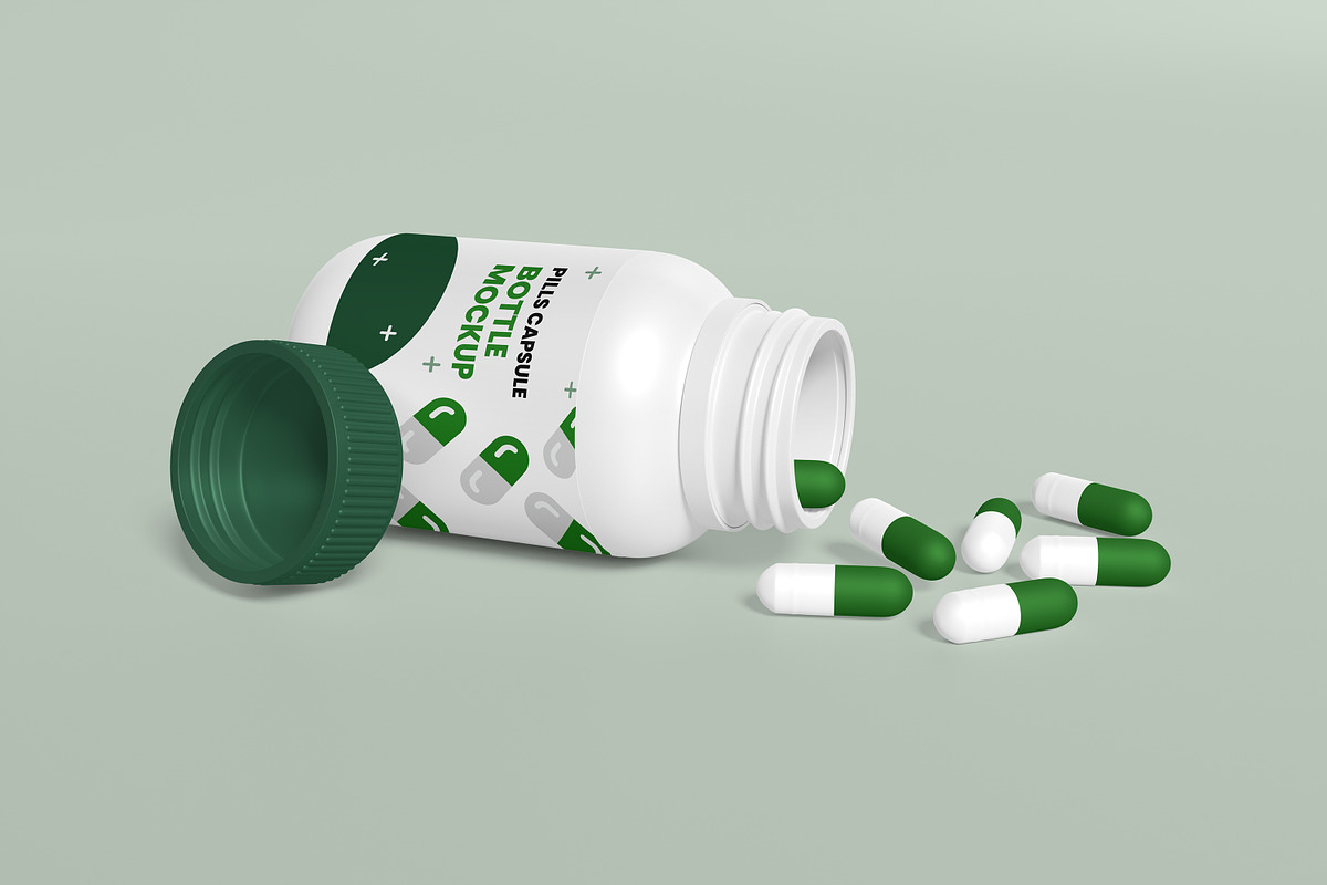 Pill Bottle mockup, a Product Mockup by xavier_studio (Photo 5 of 5)