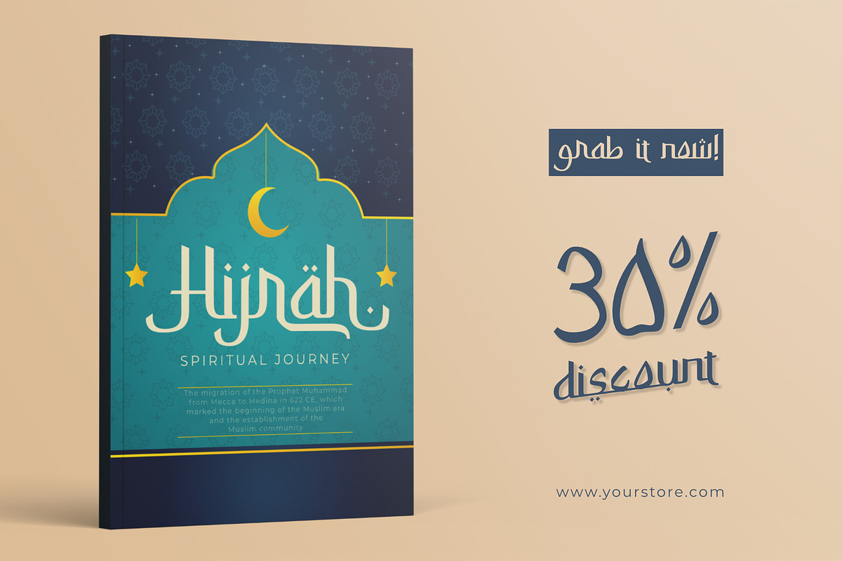 Bullan Ramadhan | A Faux Arabic Font, a Script Font by Andrimada Creative (Photo 13 of 13)