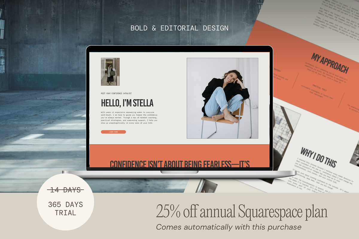 Bold Squarespace Template for Coach, a Squarespace Template by Soul Mission Studio (Photo 9 of 10)
