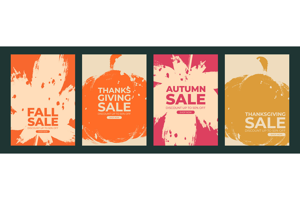 Autumn Sale Graphics Set, a Seasonal Illustration by Finevector (Photo 2 of 6)
