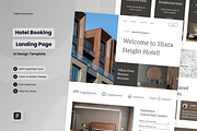 Booking Hotel - Landing Page, a Landing Page Template by Annora Studio (Thumbnail 1 of 4)